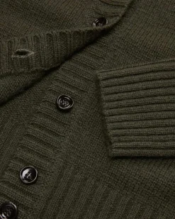 Cashmere-Strickjacke