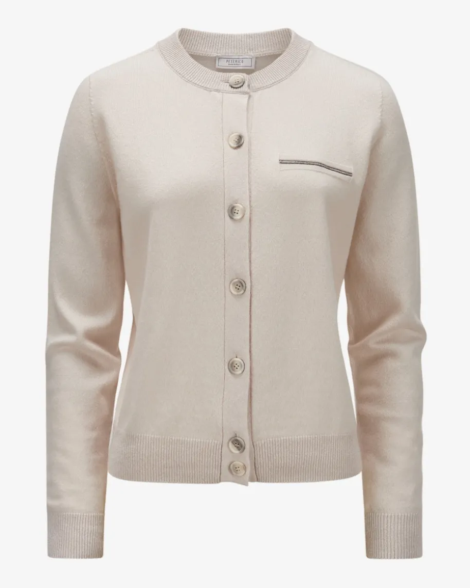 Cashmere-Strickjacke