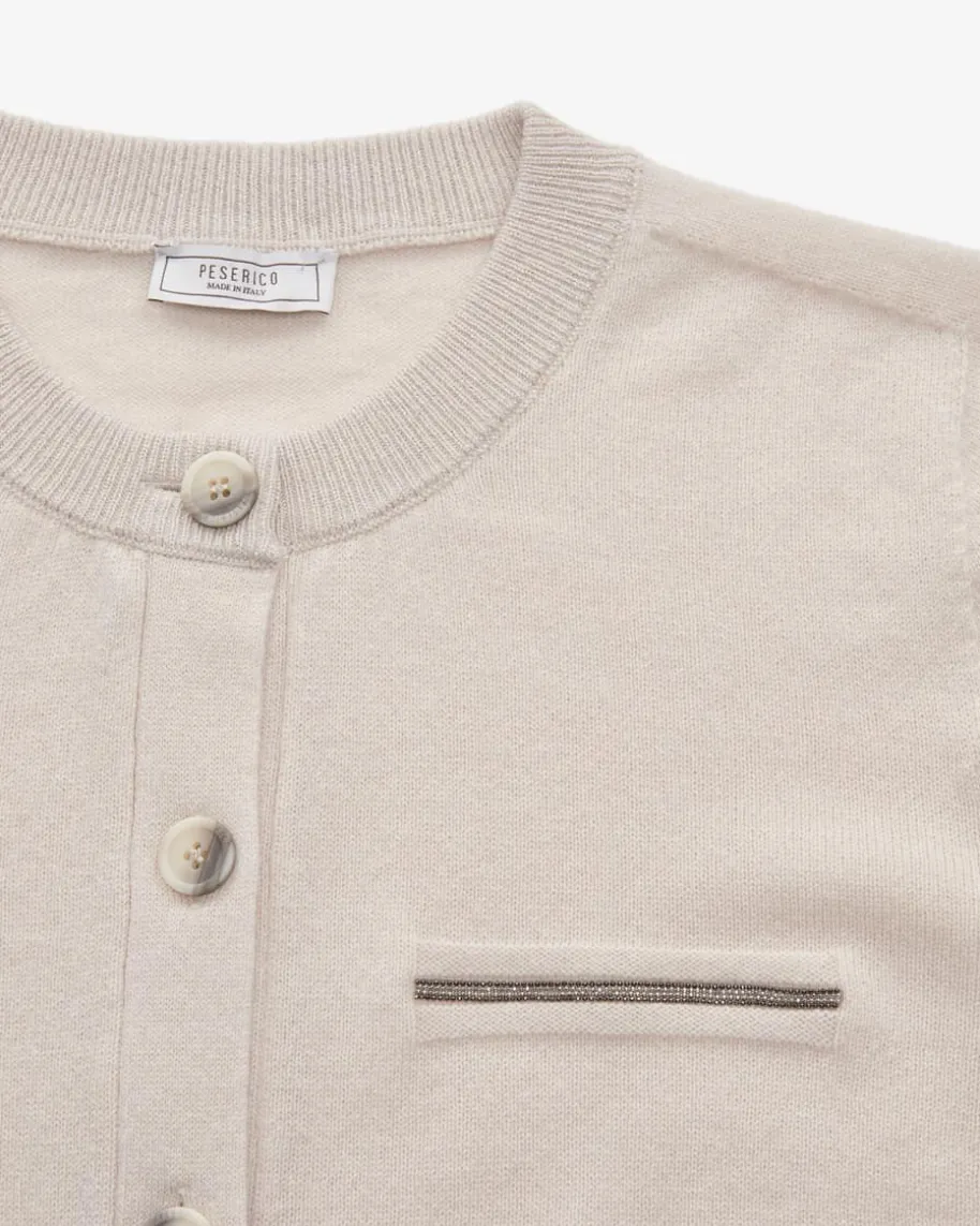 Cashmere-Strickjacke