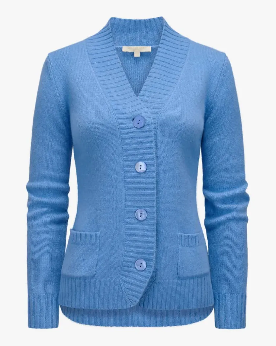 Cashmere-Strickjacke