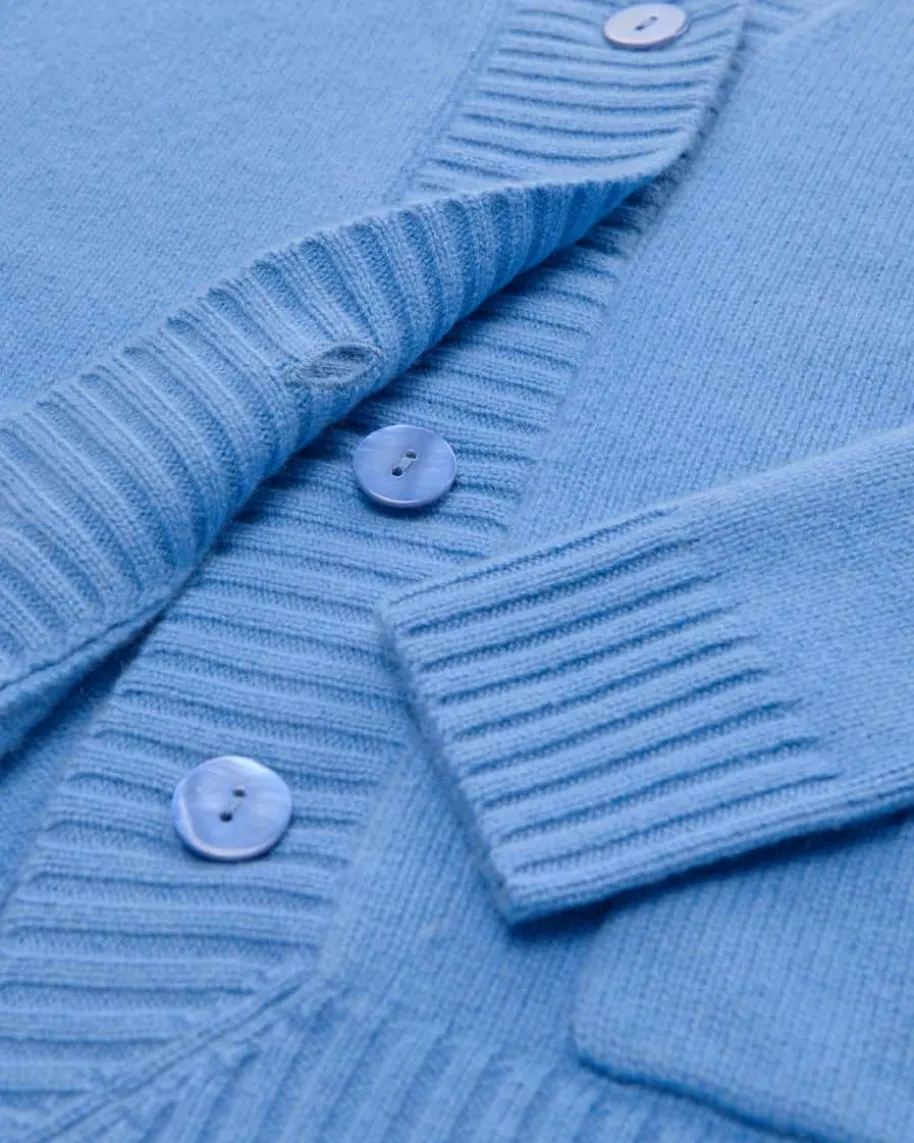 Cashmere-Strickjacke