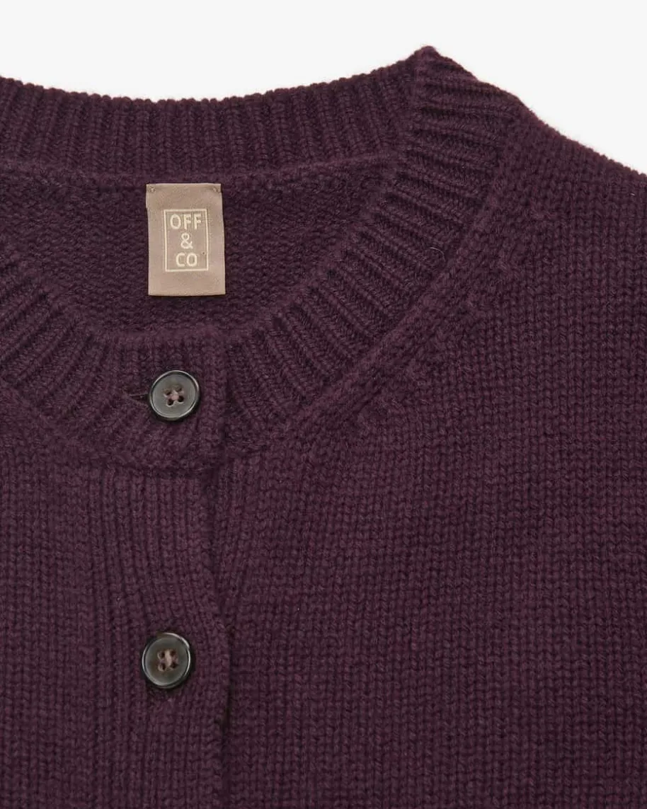 Cashmere-Strickjacke