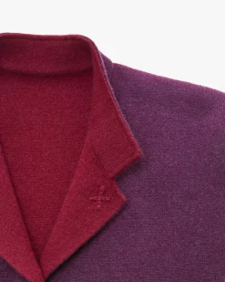 Cashmere-Wende-Strickjacke