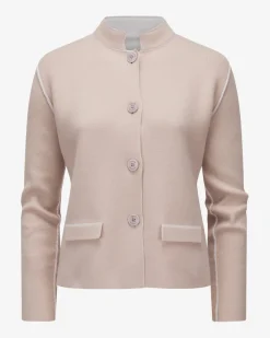 Cashmere-Wende-Strickjacke