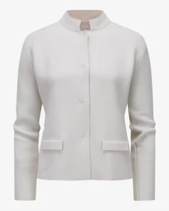 Cashmere-Wende-Strickjacke