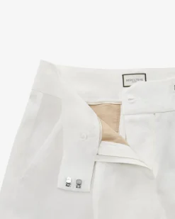 Chrissy Hose aus Leinen-Mix