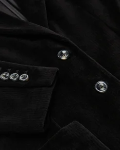 Cordblazer Slim Fit aus Baumwoll-Mix