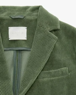 Cordblazer Slim Fit aus Baumwoll-Mix