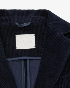 Cordblazer Slim Fit aus Baumwoll-Mix