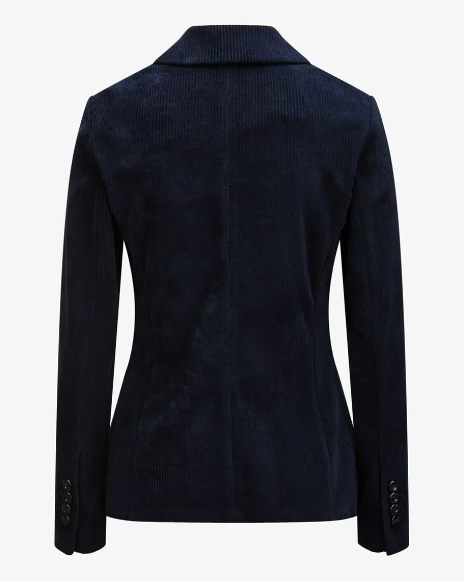 Cordblazer Slim Fit aus Baumwoll-Mix