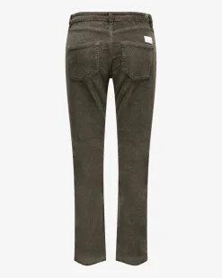 7/8-Cordhose aus Baumwoll-Mix