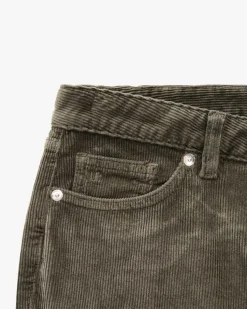 7/8-Cordhose aus Baumwoll-Mix