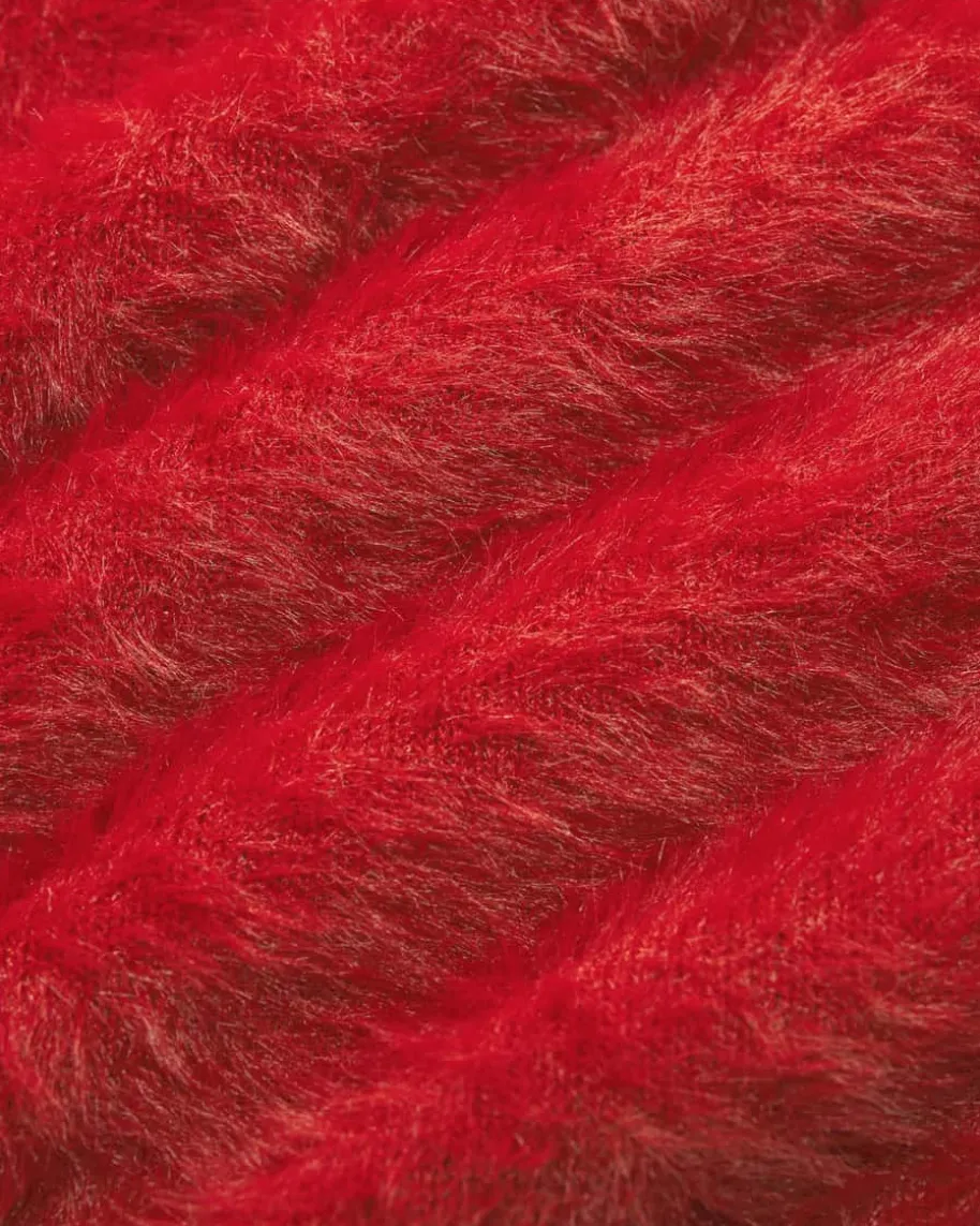 Crop Eyelash Strickshirt