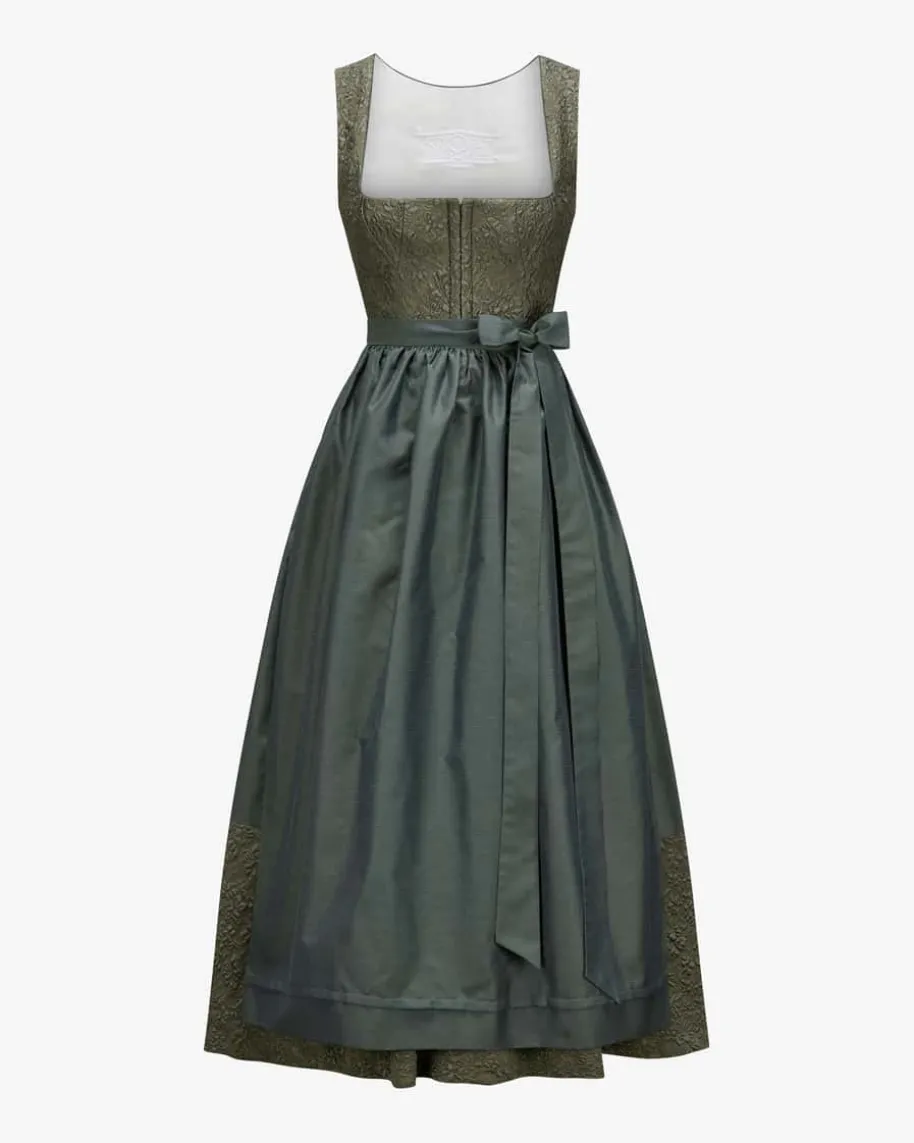 Dirndl lang mit Schürze