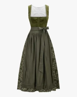 Dirndl lang mit Schürze