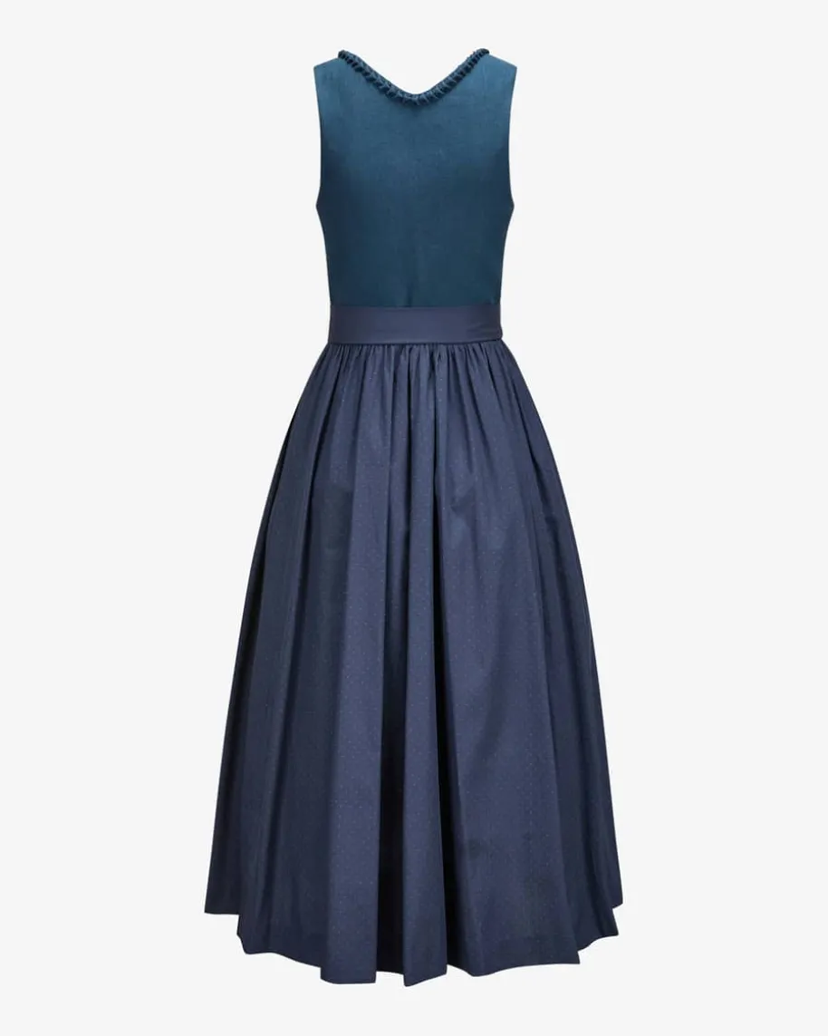 Dirndl lang mit Schürze