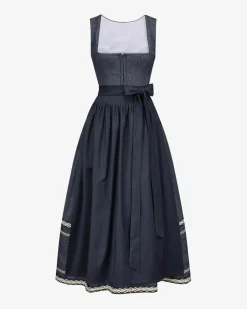 Dirndl lang mit Schürze