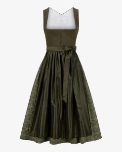 Dirndl lang mit Schürze