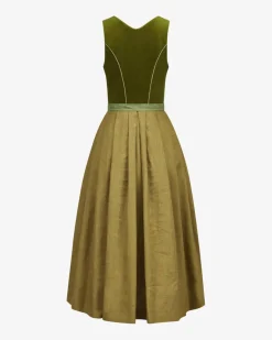 Dirndl lang mit Schürze