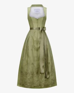 Dirndl lang mit Spitzenschürze