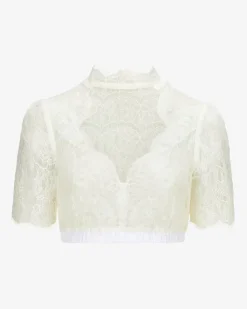 Dirndlbluse semi-transparent