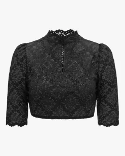 Dirndlbluse Semi-Transparent