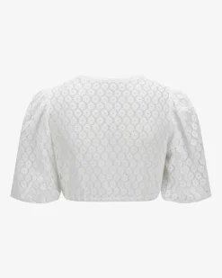 Dirndlbluse Semi-transparent