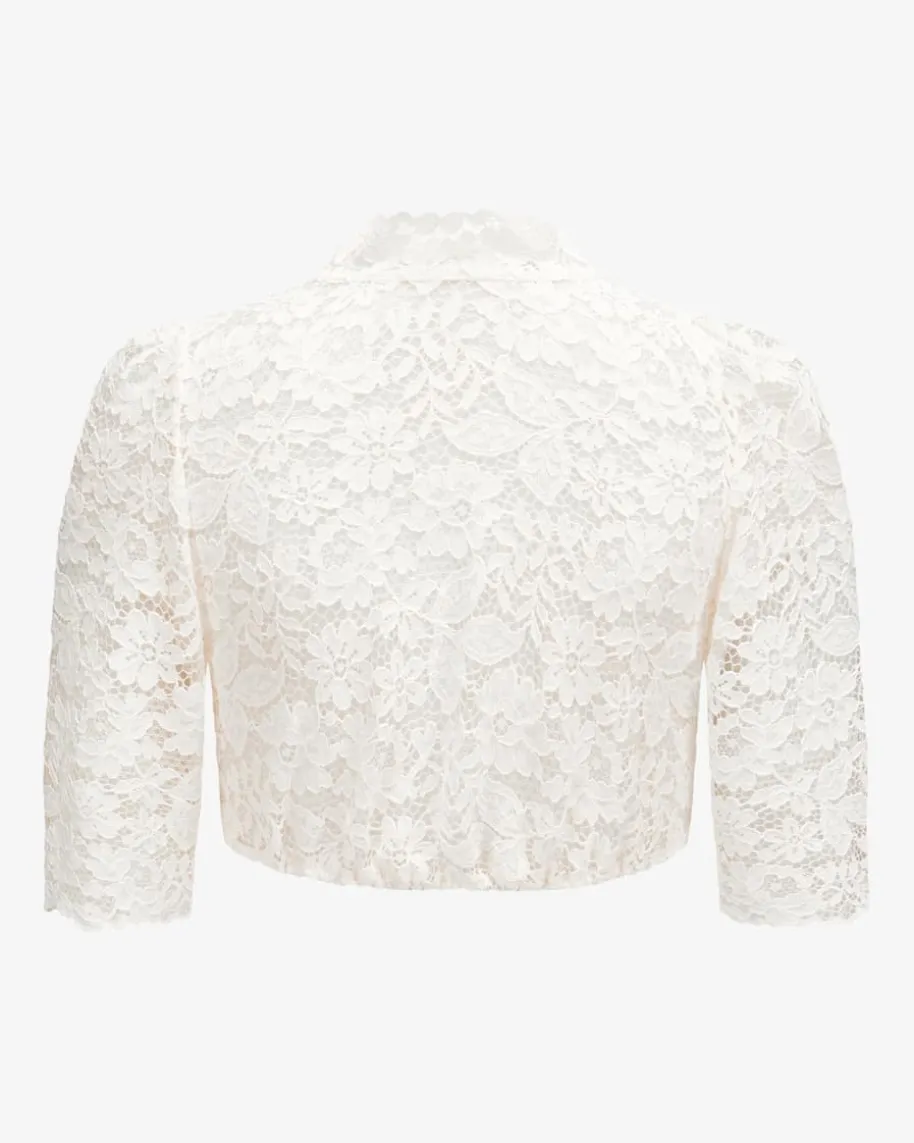 Dirndlbluse Semi-Transparent