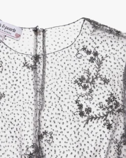 Dirndlbluse Transparent