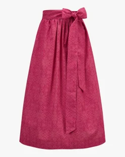 Dirndlschürze lang aus Baumwolle