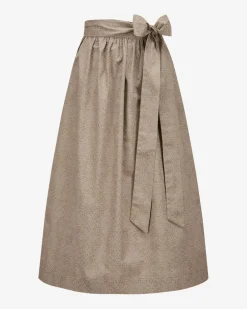 Dirndlschürze lang aus Baumwolle