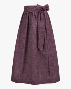 Dirndlschürze lang aus Baumwolle