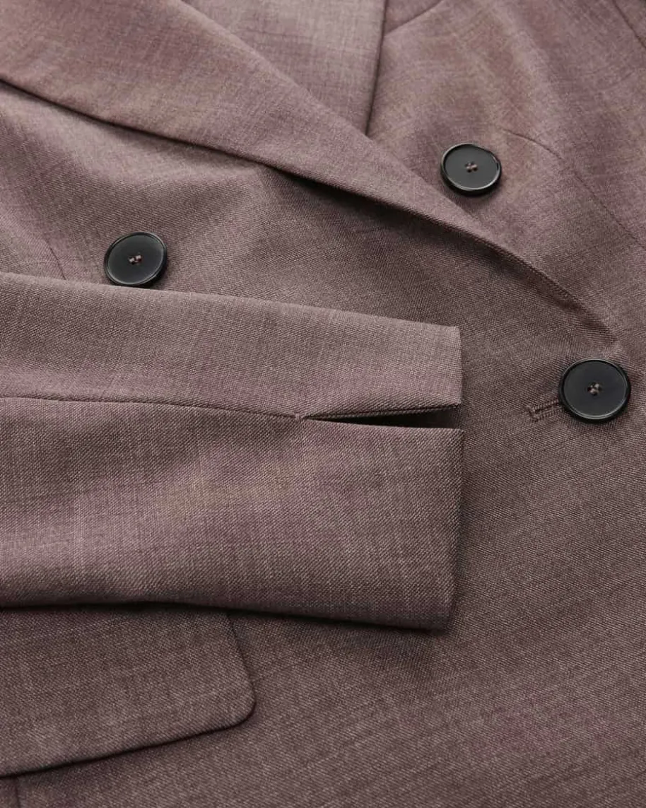 Doppelreiher-Blazer aus Schurwolle