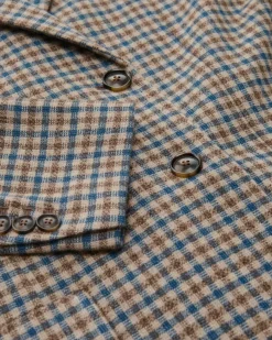 Doppelreiher-Blazer aus Schurwolle und Cashmere