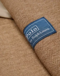 Doppelreiher-Blazer aus Wolle und Baumwolle