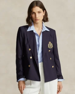 Doppelreiher-Blazer aus Woll-Mix