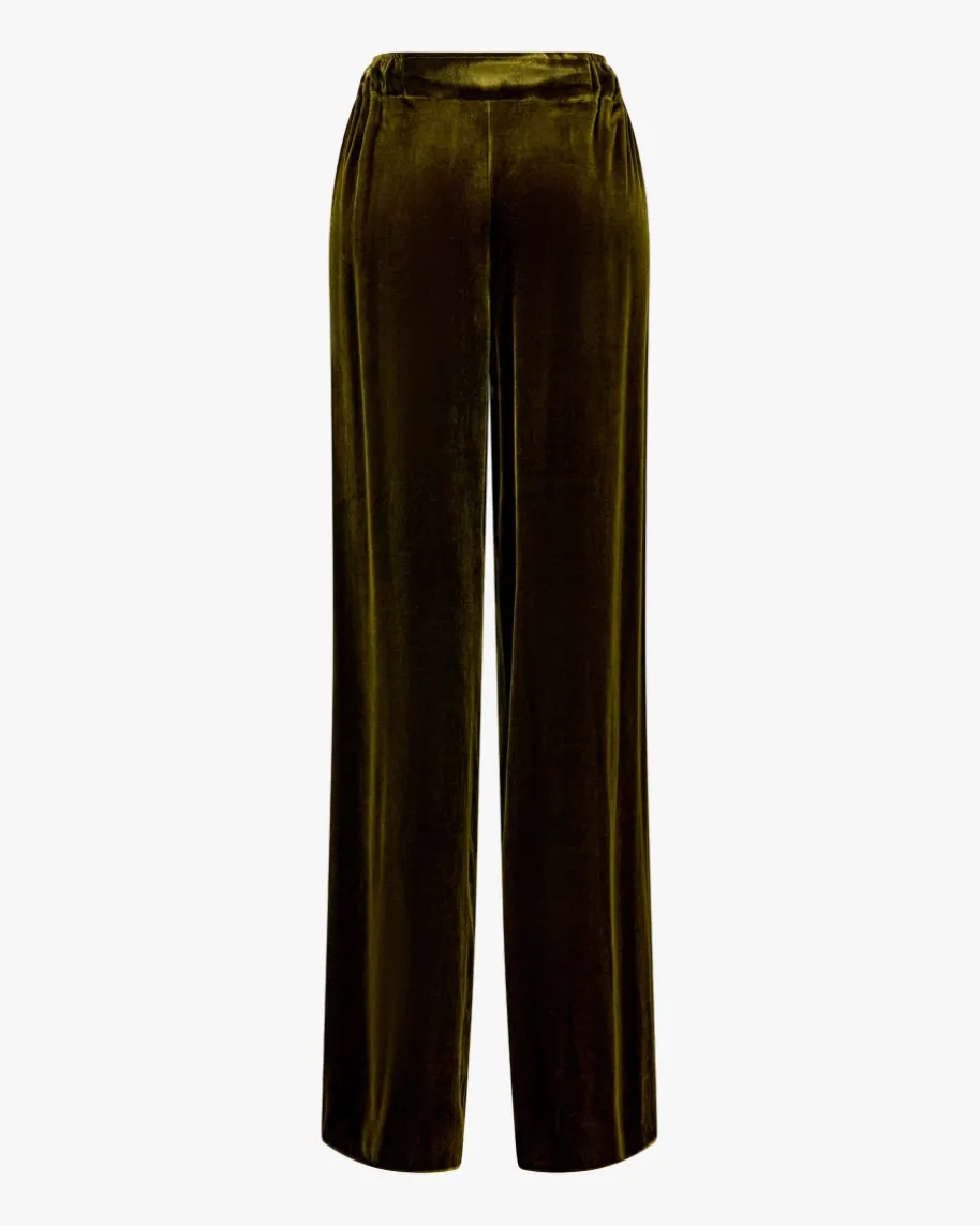 Dusty Samthose aus Viskose und Seide