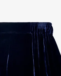 Dusty Samthose aus Viskose und Seide