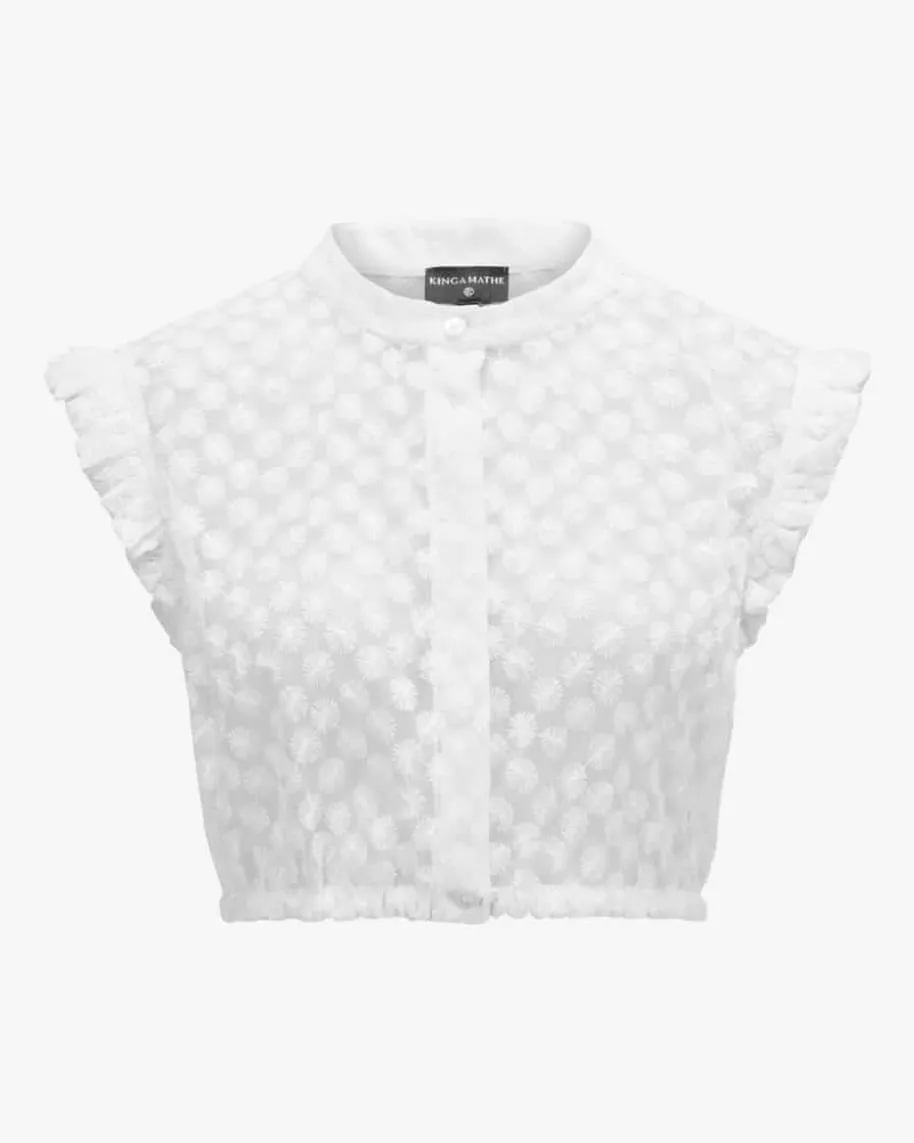 Emma Dirndlbluse Semi-Transparent