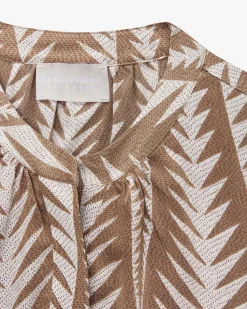 Farus Seiden-Tunikakleid