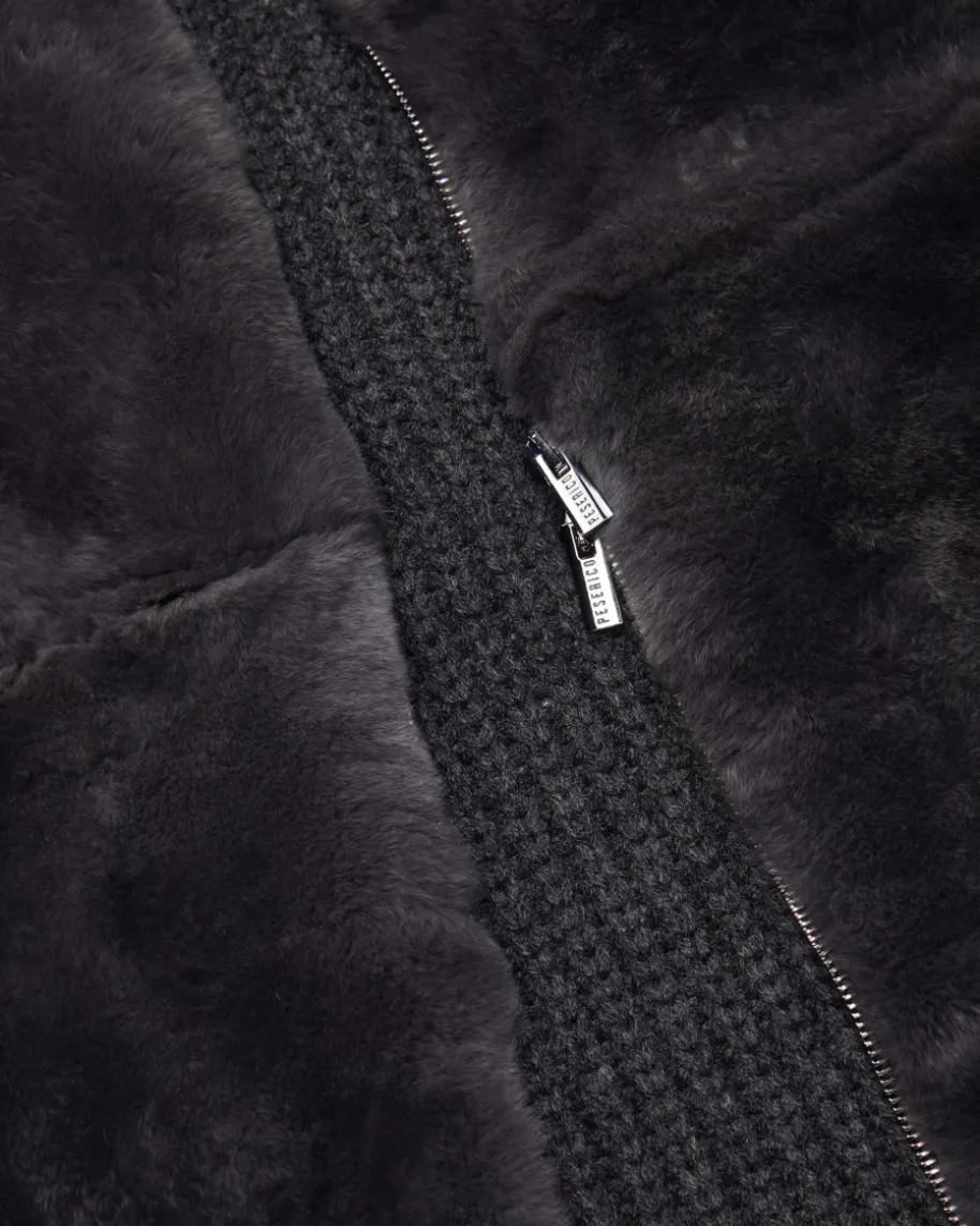 Fellweste aus Wolle und Cashmere