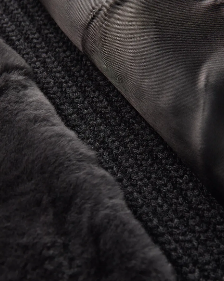 Fellweste aus Wolle und Cashmere