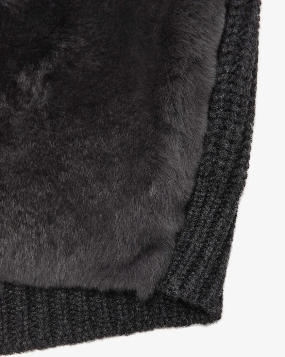 Fellweste aus Wolle und Cashmere