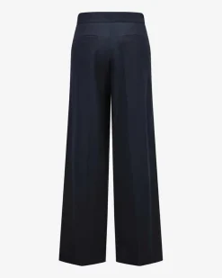 Flanellhose aus Schurwoll-Mix