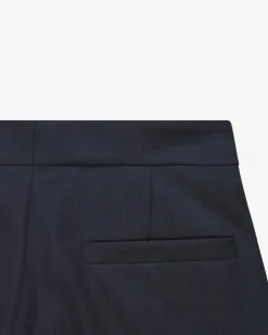 Flanellhose aus Schurwoll-Mix