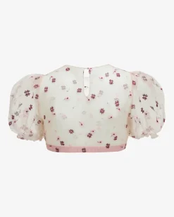 Florentina Dirndlbluse Semi-Transparent