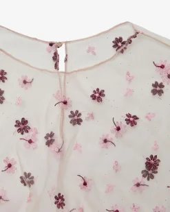 Florentina Dirndlbluse Semi-Transparent