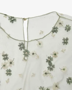 Florentina Dirndlbluse Semi-Transparent