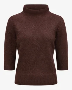Fluffy Statement Pullover aus Schurwoll-Cashmere-Mix