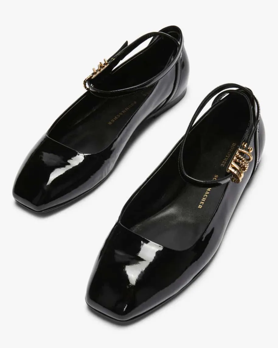 Glossy Shine Ballerinas